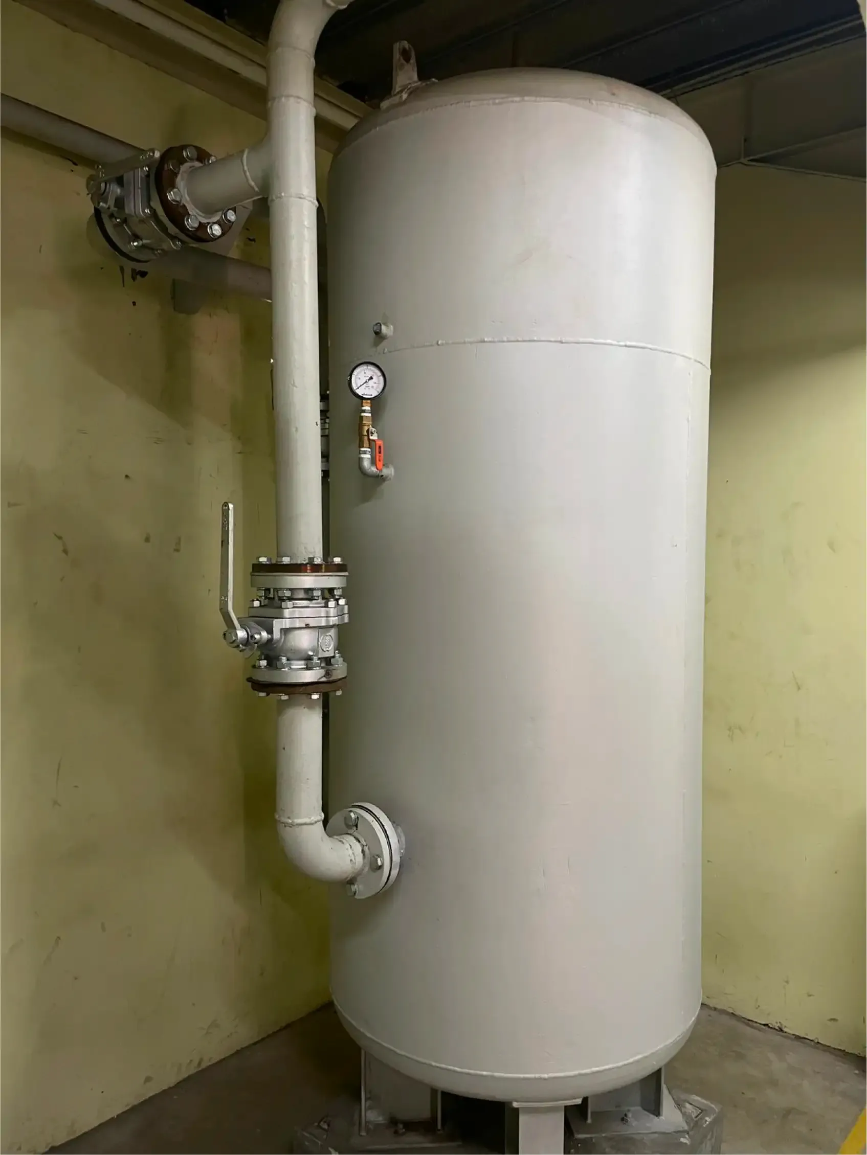 Pemasangan Tangki Air Receiver