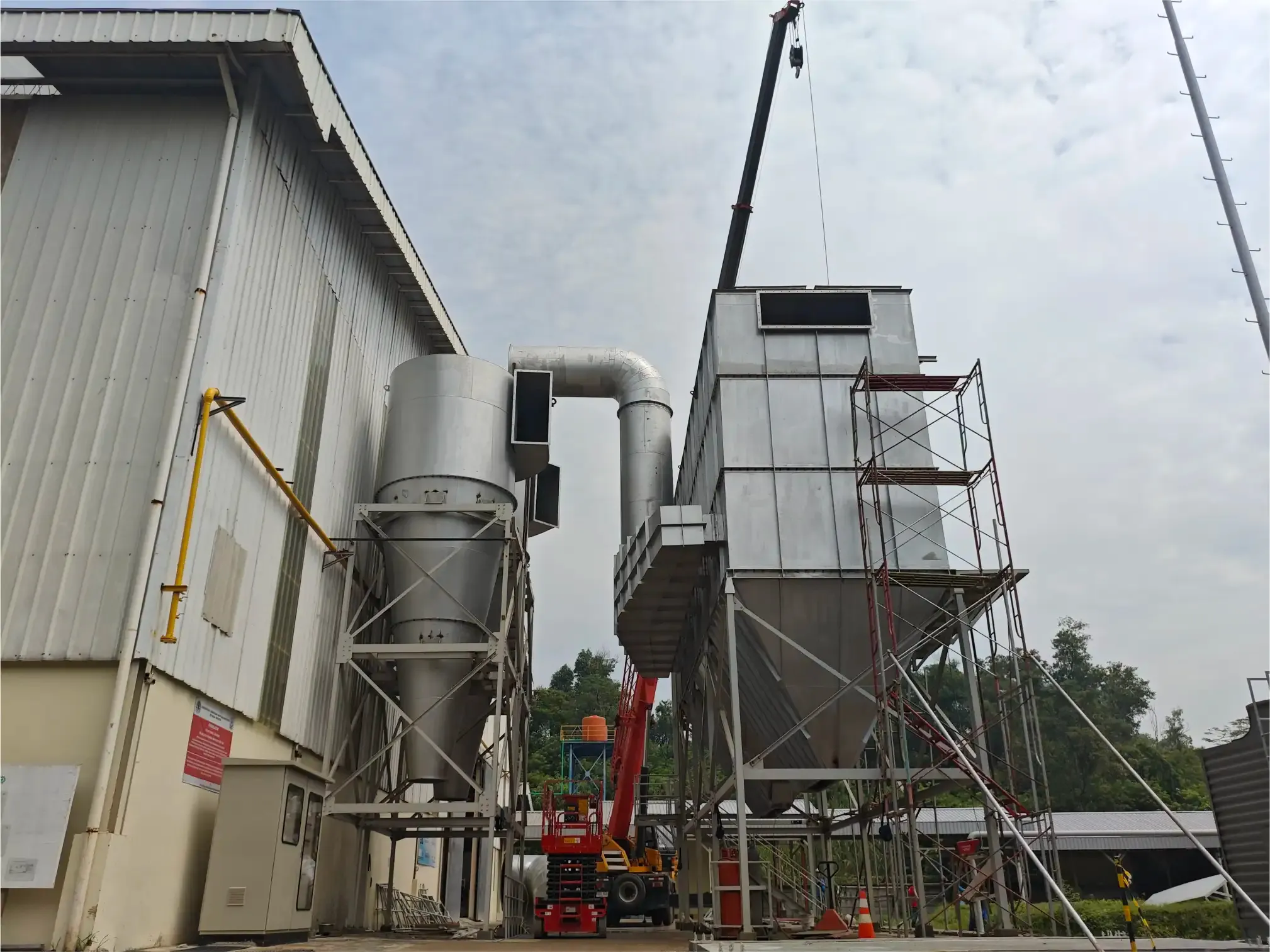 Sistem Siklon & Pengumpul Debu (Cyclone & Dust Collector)