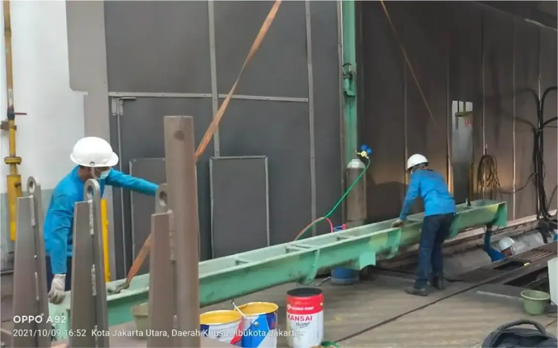 Pemasangan Konveyor Ulir (Screw Conveyor)