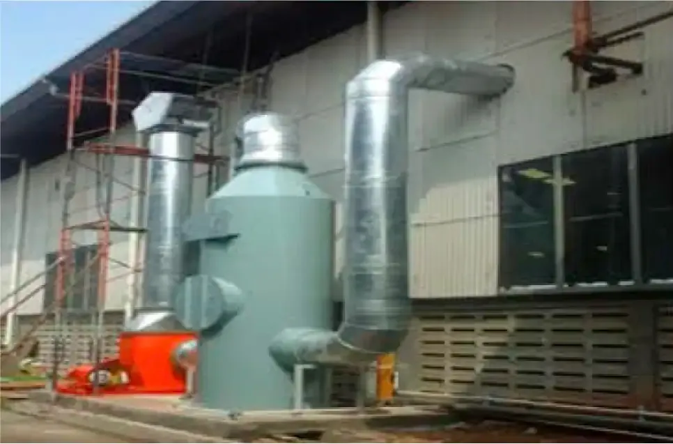 Pemasangan Gas Scrubber