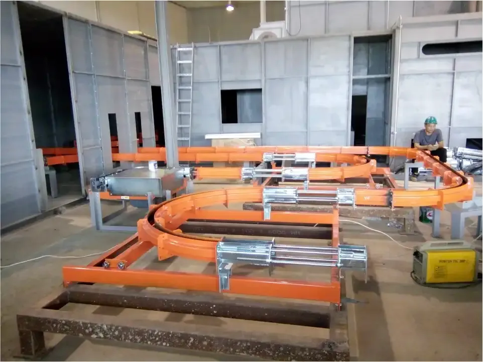 Pemasangan Konveyor Lantai (Floor Conveyor)